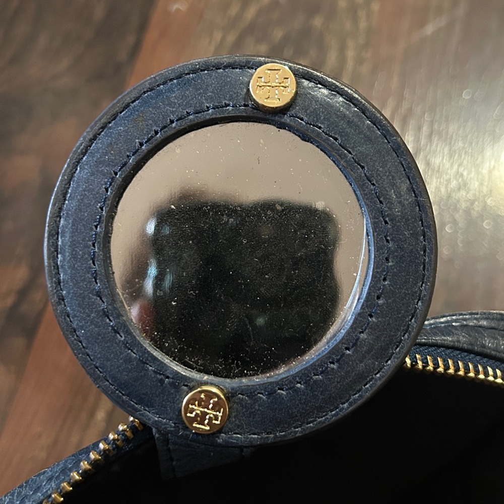 Tory Burch Leather Vanity Pouch - Picture 7 of 8